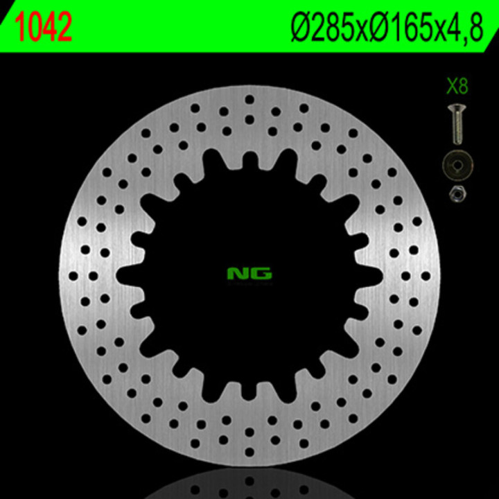 Disque de frein NG BRAKES rond fixe 1042 | Oxmoto