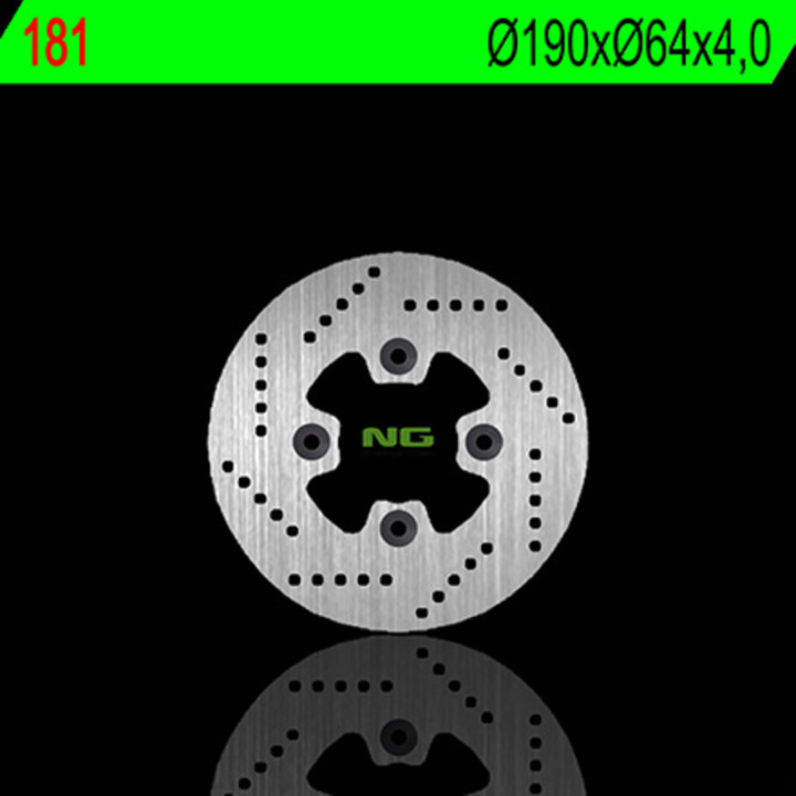 Disque de frein NG BRAKES rond fixe 181 | Oxmoto