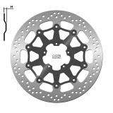 Disque de frein NG BRAKES rond flottant 1517 | Oxmoto