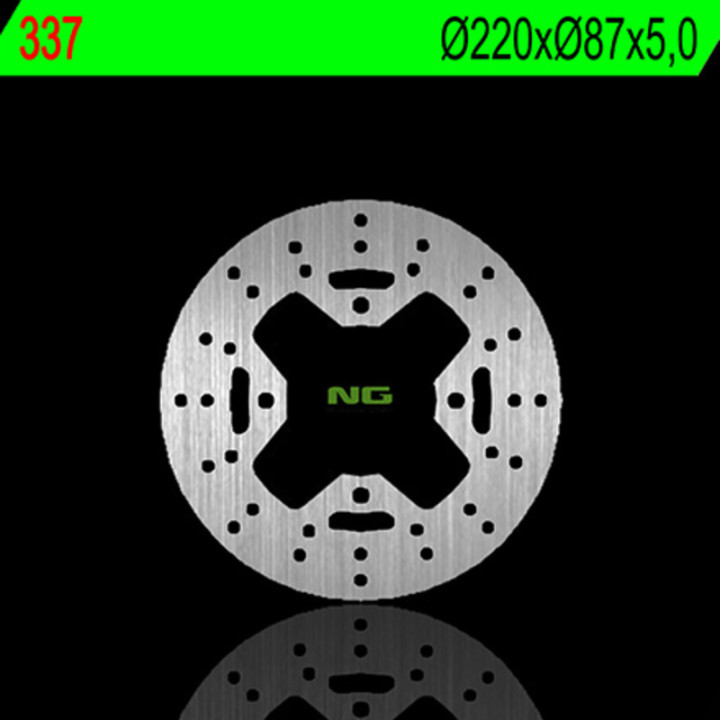 Disque de frein NG BRAKES rond fixe 337 | Oxmoto