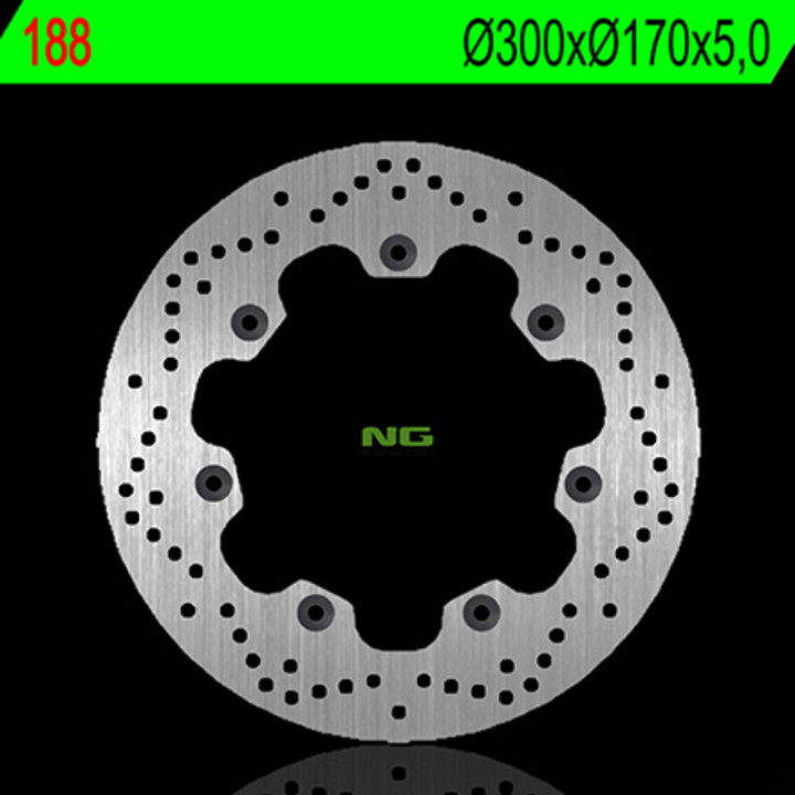 Disque de frein NG BRAKES rond fixe 188 | Oxmoto