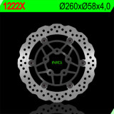 Disque de frein NG BRAKES pétale flottant 1222X | Oxmoto