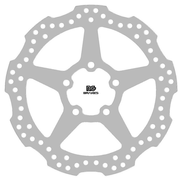 Disque de frein NG BRAKES rond fixe - avant 2110X | Oxmoto