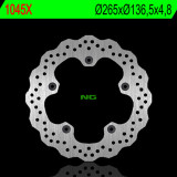 Disque de frein NG BRAKES pétale fixe 1045X | Oxmoto
