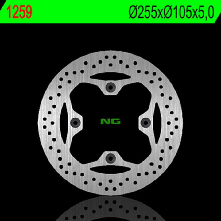 Disque de frein NG BRAKES rond fixe 1259 | Oxmoto