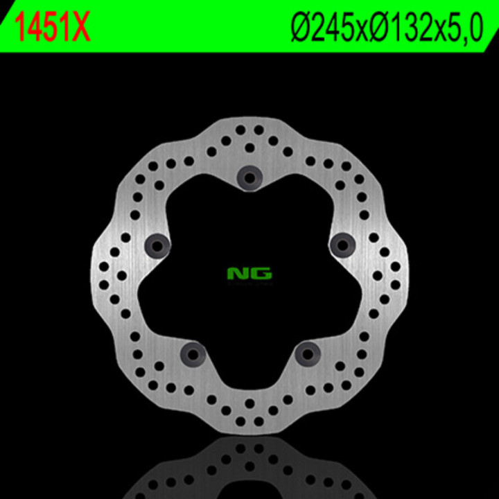 Disque de frein NG BRAKES pétale fixe 1451X | Oxmoto