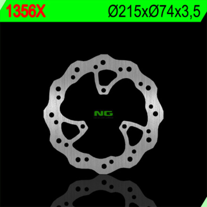 Disque de frein NG BRAKES pétale fixe 1356X | Oxmoto