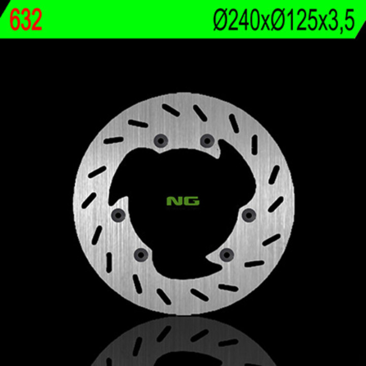 Disque de frein NG BRAKES rond fixe 632 | Oxmoto