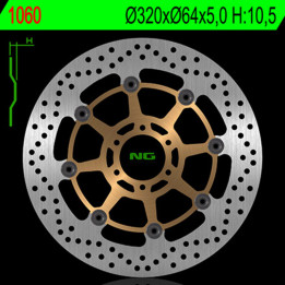 Disque de frein NG BRAKES rond flottant 1060 | Oxmoto