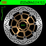 Disque de frein NG BRAKES rond flottant 1060 | Oxmoto