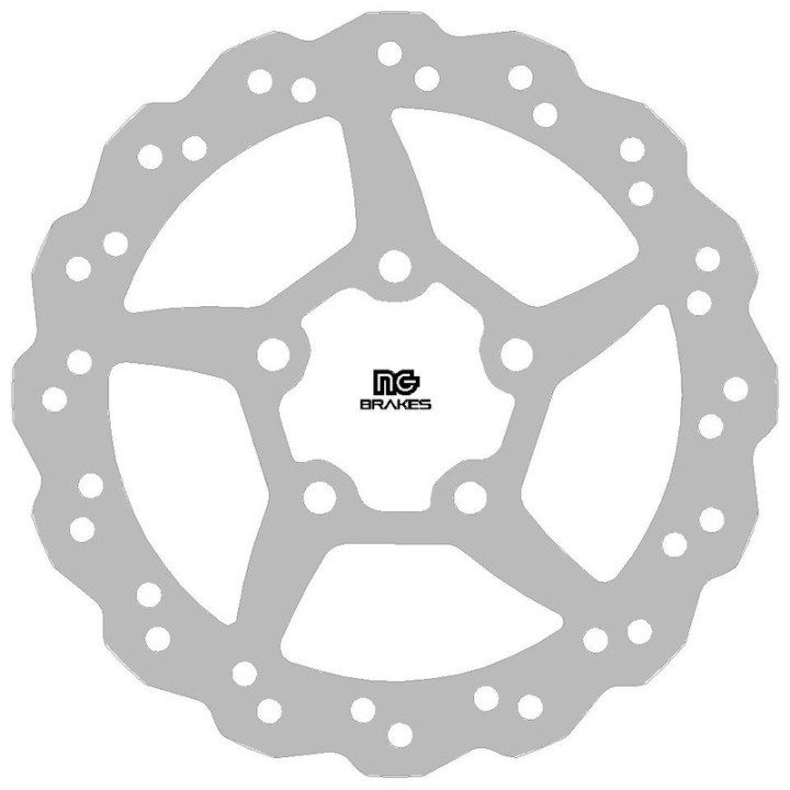 Disque de frein NG BRAKES rond fixe 2258X | Oxmoto