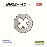 Disque de frein NG BRAKES rond fixe 006 | Oxmoto
