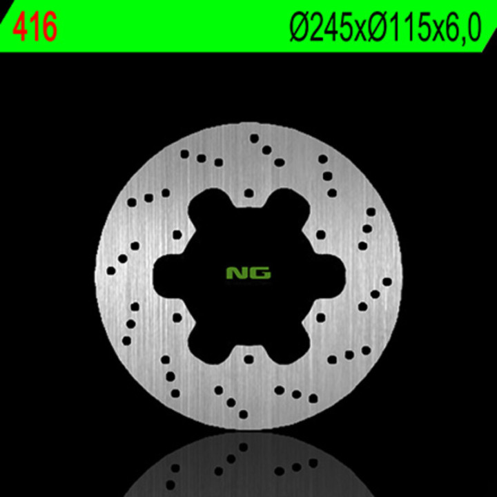 Disque de frein NG BRAKES rond fixe 416 | Oxmoto