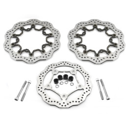 Kit disque de frein Oversize NG BRAKES rond flottant - T-Max 530/560 Radial