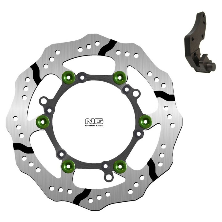 Kit disque de frein Oversize NG BRAKES pétale flottant 1254XBHK09