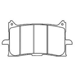 Plaquettes de frein Nissin route /Off-Road métal fritté - 2P-371ST
