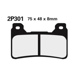 Plaquettes de frein Nissin route /Off-Road métal fritté - 2P-301ST