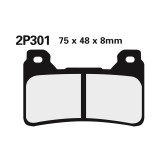 Plaquettes de frein Nissin route /Off-Road métal fritté - 2P-301ST