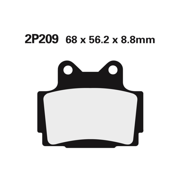 Plaquettes de frein Nissin Off-Road semi-métallique - 2P-209GS