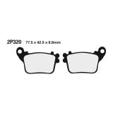 Plaquettes de frein Nissin route /Off-Road métal fritté - 2P-320ST