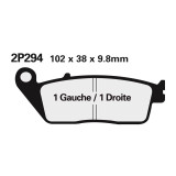 Plaquettes de frein Nissin route /Off-Road métal fritté - 2P-281ST