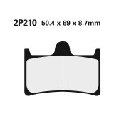 Plaquettes de frein Nissin route /Off-Road métal fritté - 2P-210ST