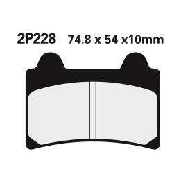 Plaquettes de frein Nissin route semi-métallique - 2P-228NS