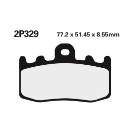 Plaquettes de frein Nissin route /Off-Road métal fritté - 2P-329ST