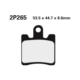 Plaquettes de frein Nissin route semi-métallique - 2P-265NS