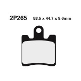 Plaquettes de frein Nissin route semi-métallique - 2P-265NS