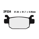 Plaquettes de frein Nissin route /Off-Road métal fritté - 2P-334ST