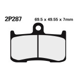 Plaquettes de frein Nissin route /Off-Road métal fritté - 2P-287ST