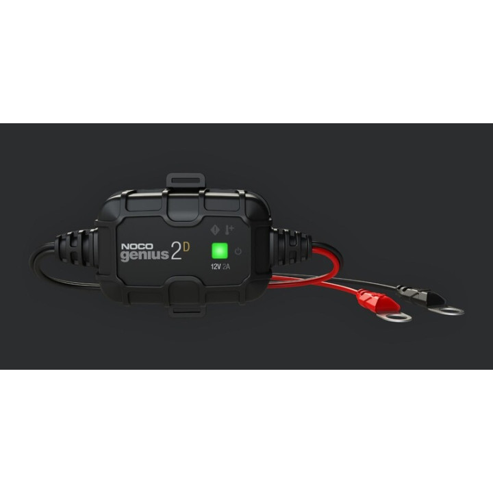 Chargeur de batterie intelligent montage direct cosses Noco Genius2D 12V 2A