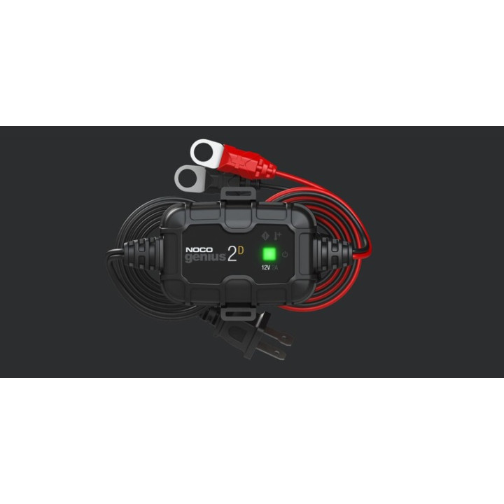 Chargeur de batterie intelligent montage direct cosses Noco Genius2D 12V 2A