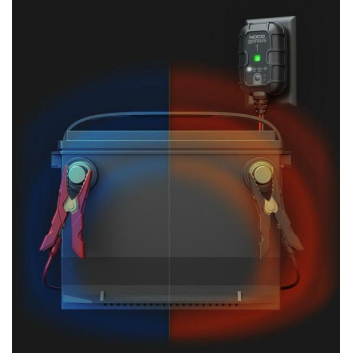 Chargeur de batterie intelligent Noco Genius1 6/12V 1A