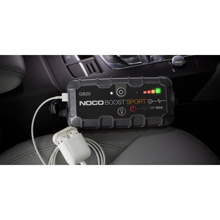Booster de batterie lithium Noco GB20 12V 500A | Oxmoto
