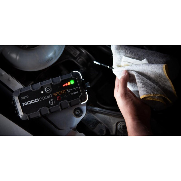 Booster de batterie lithium Noco GB20 12V 500A | Oxmoto