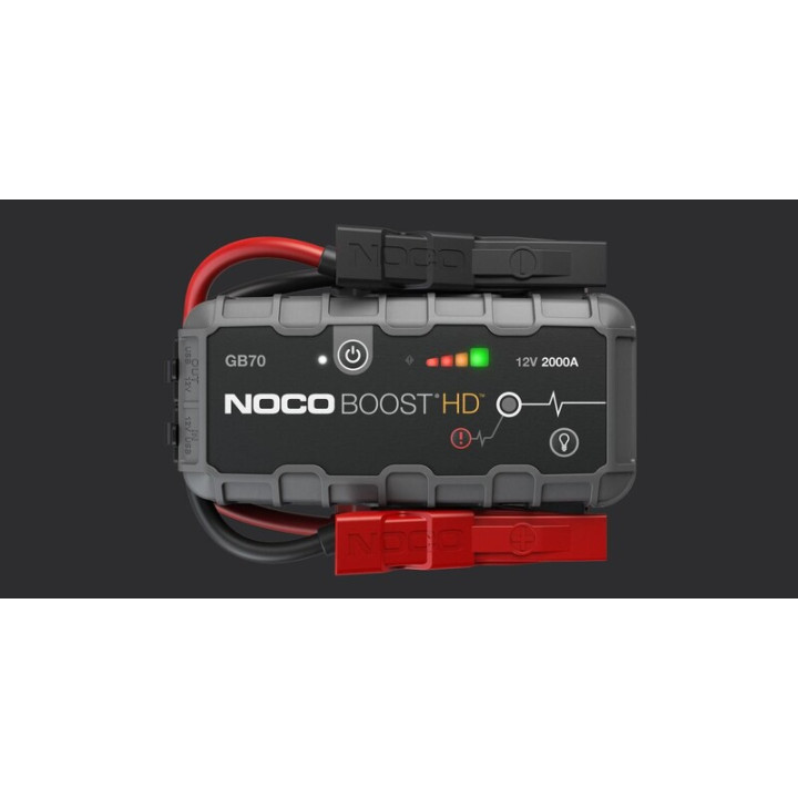 Booster de batterie lithium Noco GB70 12V 2000A | Oxmoto