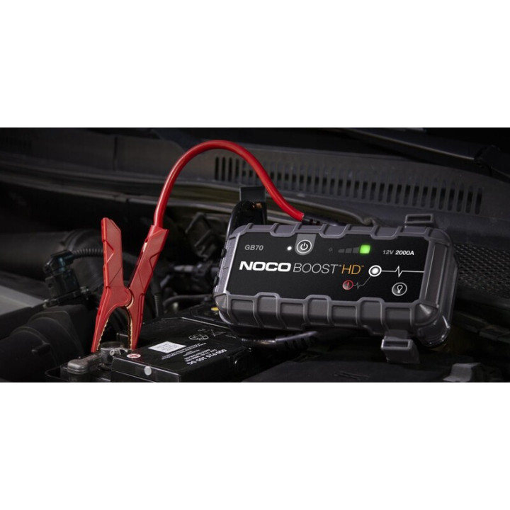 Booster de batterie lithium Noco GB70 12V 2000A | Oxmoto