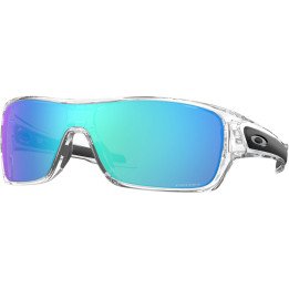 Lunettes de soleil Oakley Turbine Rotor Polished Clear - verres Prizm Sapphire