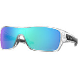 Lunettes de soleil Oakley Turbine Rotor Polished Clear - verres Prizm Sapphire