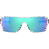 Lunettes de soleil Oakley Turbine Rotor Polished Clear - verres Prizm Sapphire