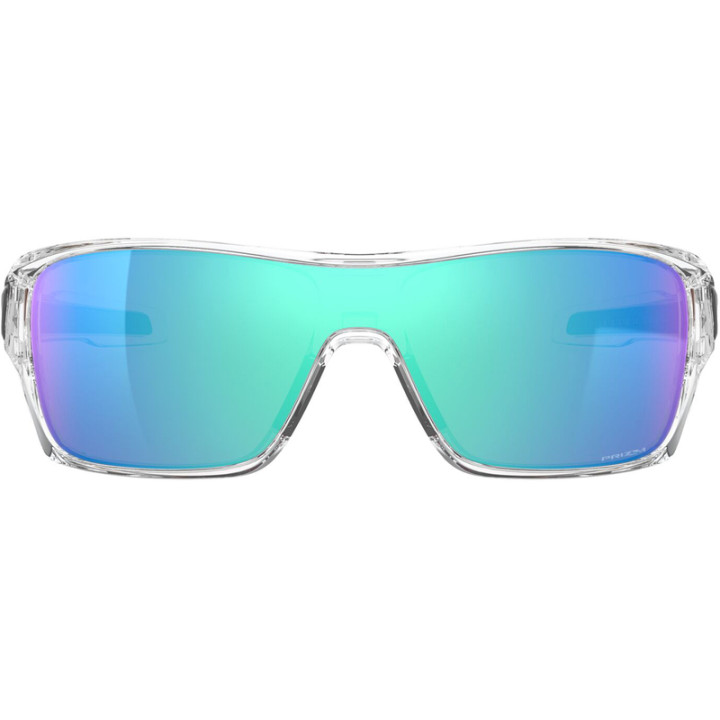 Lunettes de soleil Oakley Turbine Rotor Polished Clear - verres Prizm Sapphire