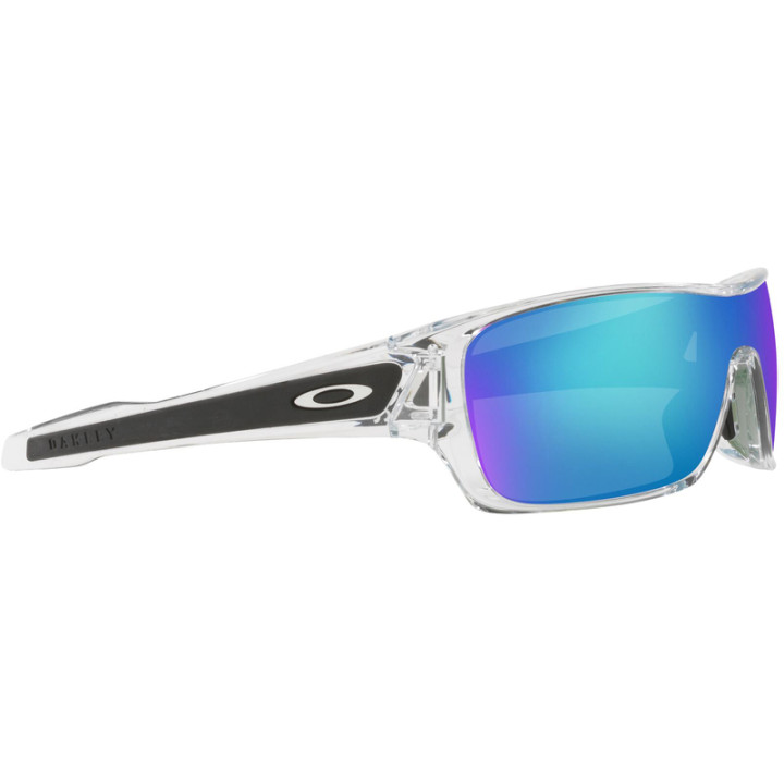 Lunettes de soleil Oakley Turbine Rotor Polished Clear - verres Prizm Sapphire