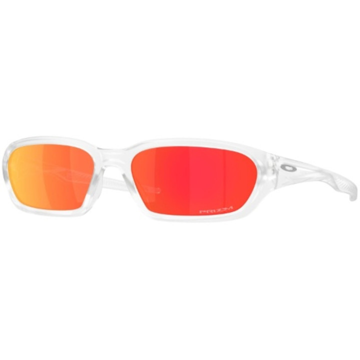 Lunettes de soleil Oakley Terraforma Matte Clear - verres Prizm Ruby