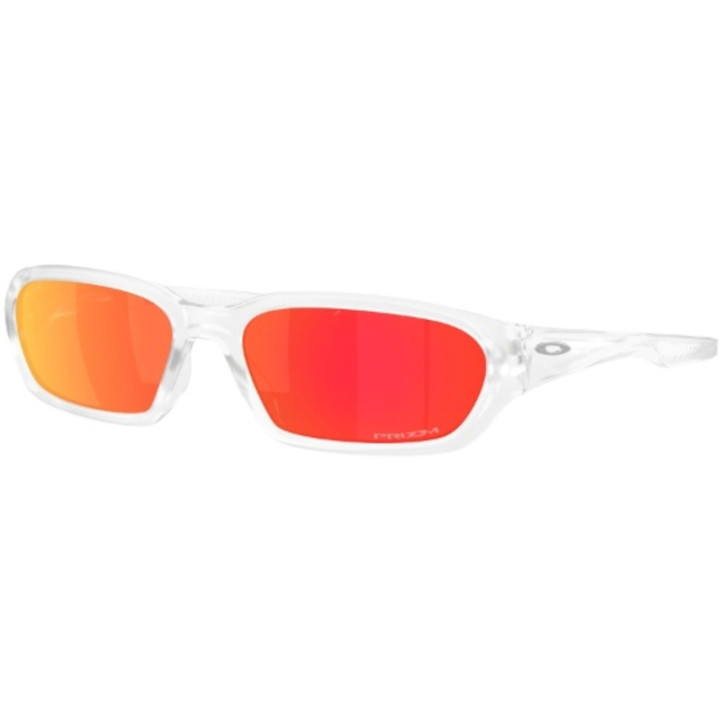 Lunettes de soleil Oakley Terraforma Matte Clear - verres Prizm Ruby
