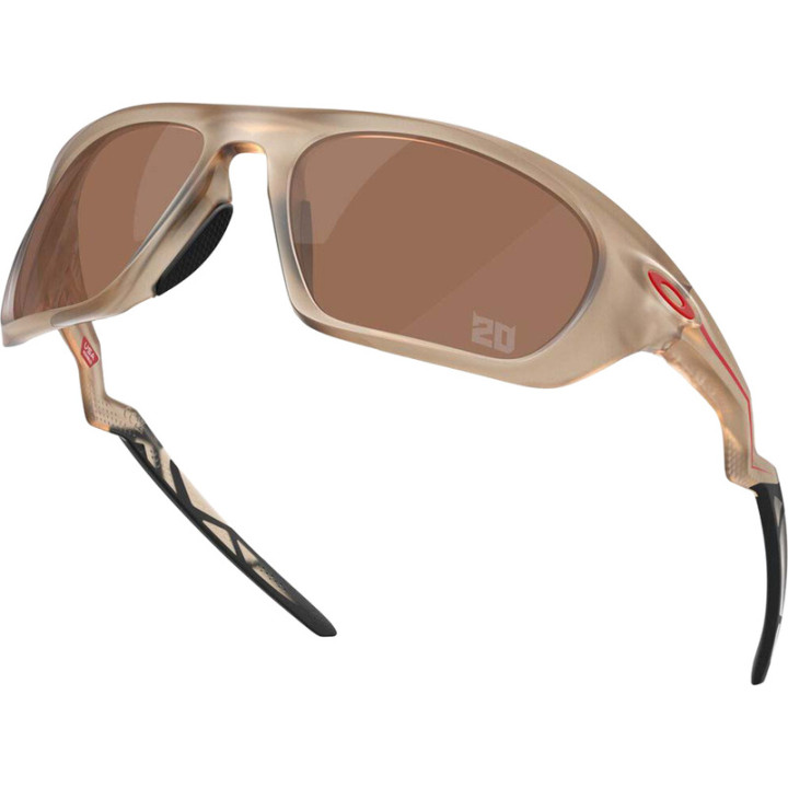 Lunettes de soleil Oakley Lateralis Matte Sepia - verres Prizm Tungsten