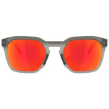 Lunettes de soleil Oakley HSTN SQ Matte Grey Smoke - verres Prizm Ruby