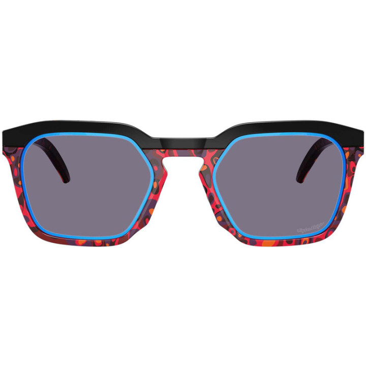 Lunettes de soleil Oakley HSTN SQ Polished Black - verres Prizm Sapphire Alt