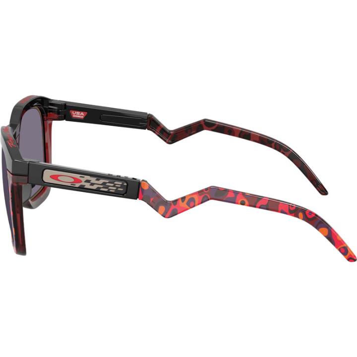 Lunettes de soleil Oakley HSTN SQ Polished Black - verres Prizm Sapphire Alt
